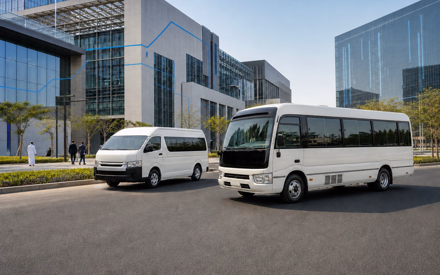 Illustrative corporate passenger vehicles for employee and company transport in Saudi Arabia